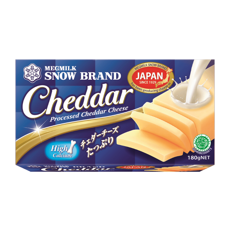 [Halal] Snow Processed Cheddar Cheese Block 180g Daily Cart