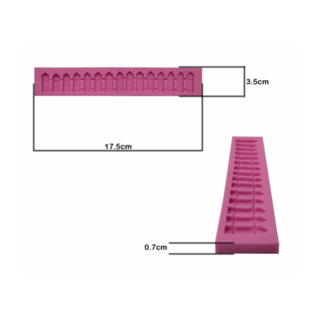 MM 11497 | Farm Garden Fence Gate Silicone Mold