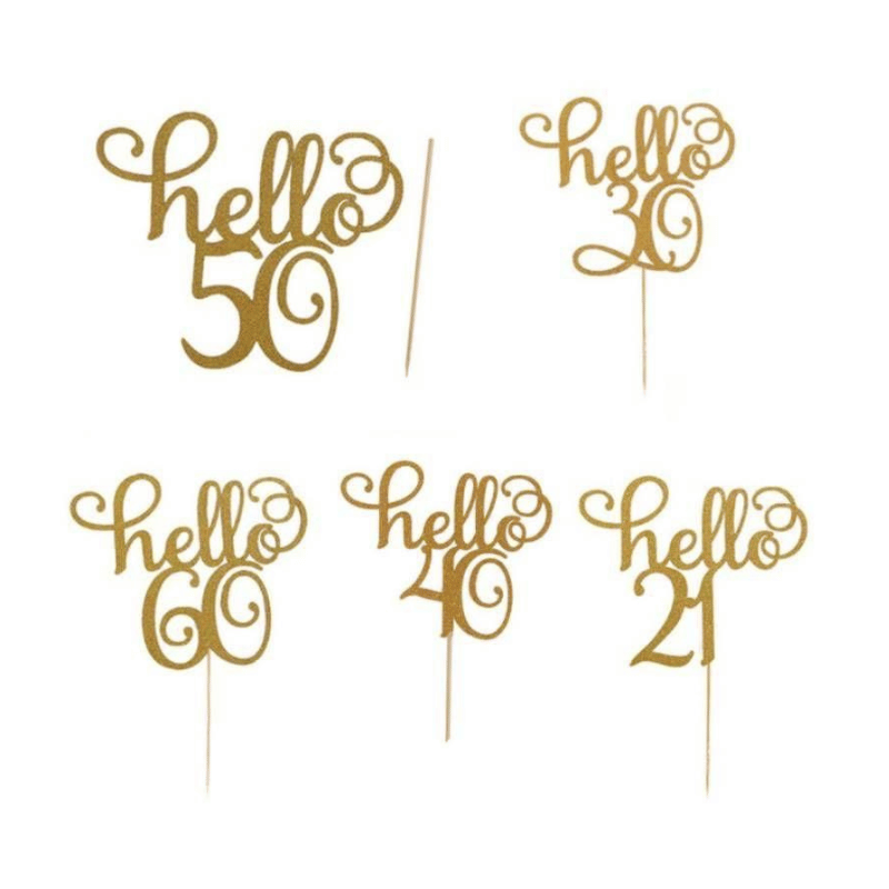 Cake Topper - Hello Age