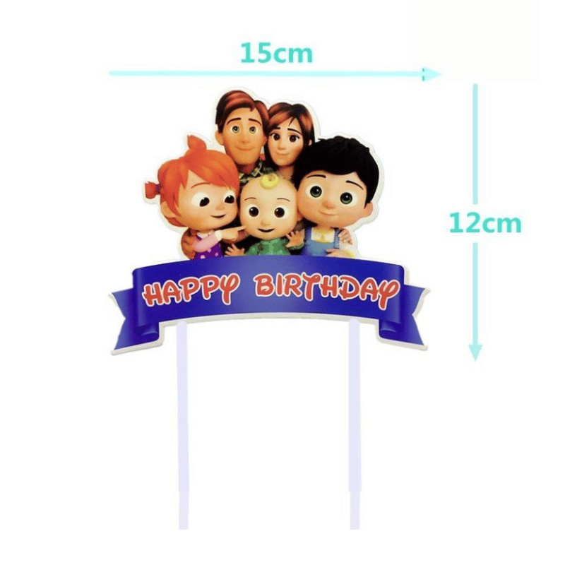 Cake Topper - Cocomelon Happy Birthday