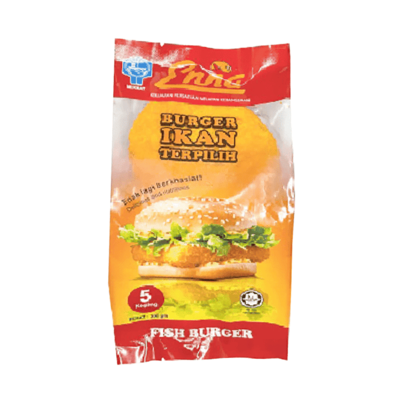 [Halal] Enna Breaded Fish Burger Patty (5pcs)