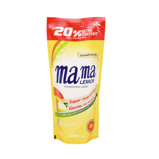 Mama Lemon Dishwashing Refill (Lemon) 600ml x 2 pkt