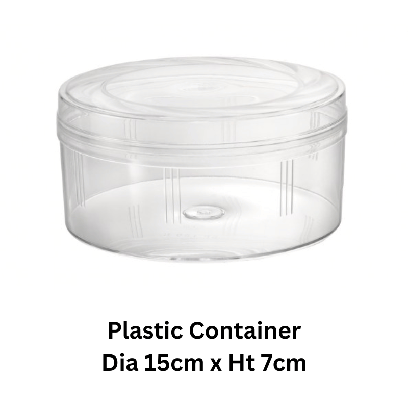 Plastic Round Container Dia 15cm 20pcs