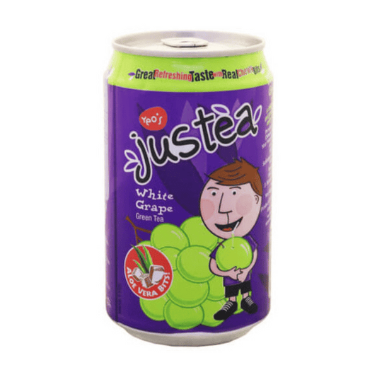 Justea White Grape Can 300ml x 12 cans