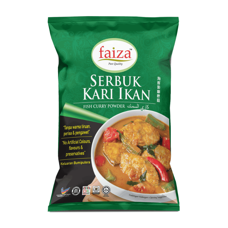 [Halal] Faiza Kari Ikan Powder 220g