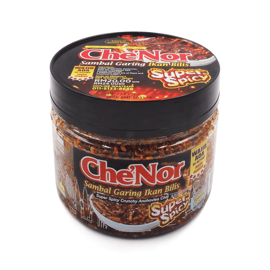 [Halal] Che'Nor Sambal Garing Ikan Bilis Super Spicy 150g