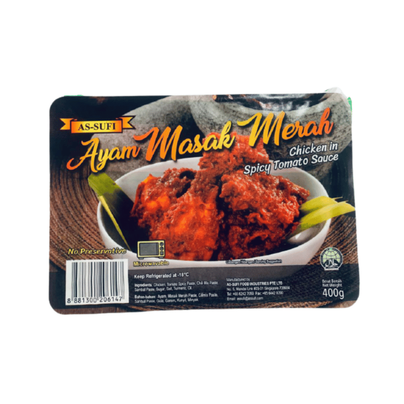 [Halal] As Sufi Ready-To-Eat Ayam Masak Merah 400g