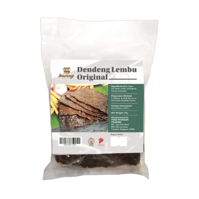 [Halal] Warong Dendeng Lembu Original 500g