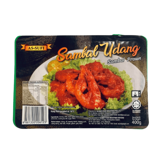 [Halal] As Sufi Ready-To-Eat Sambal Udang Prawn 400g