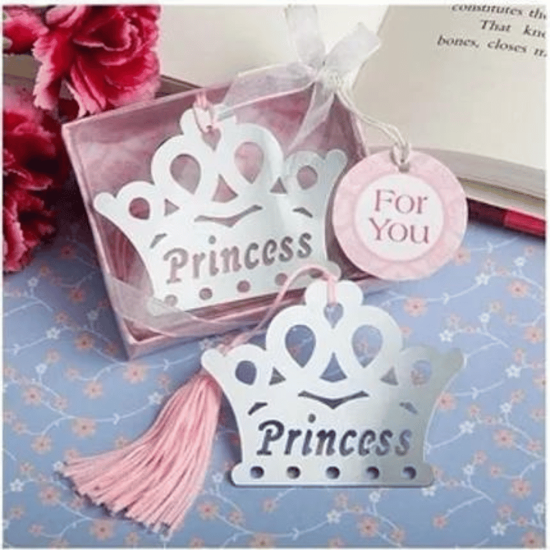 Bookmark Crown Princess Pink