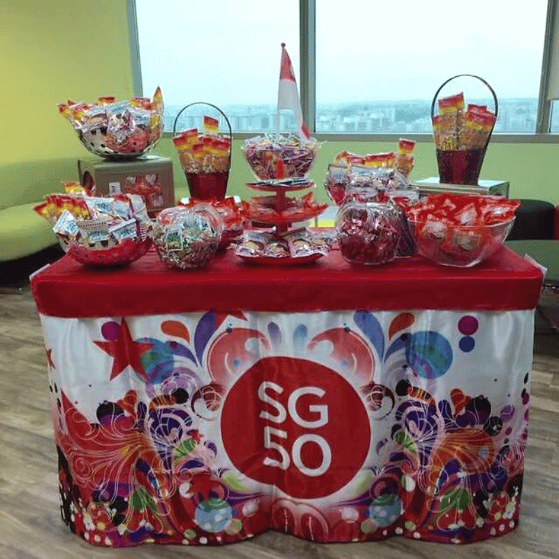 Candy Buffet Setup - National Day