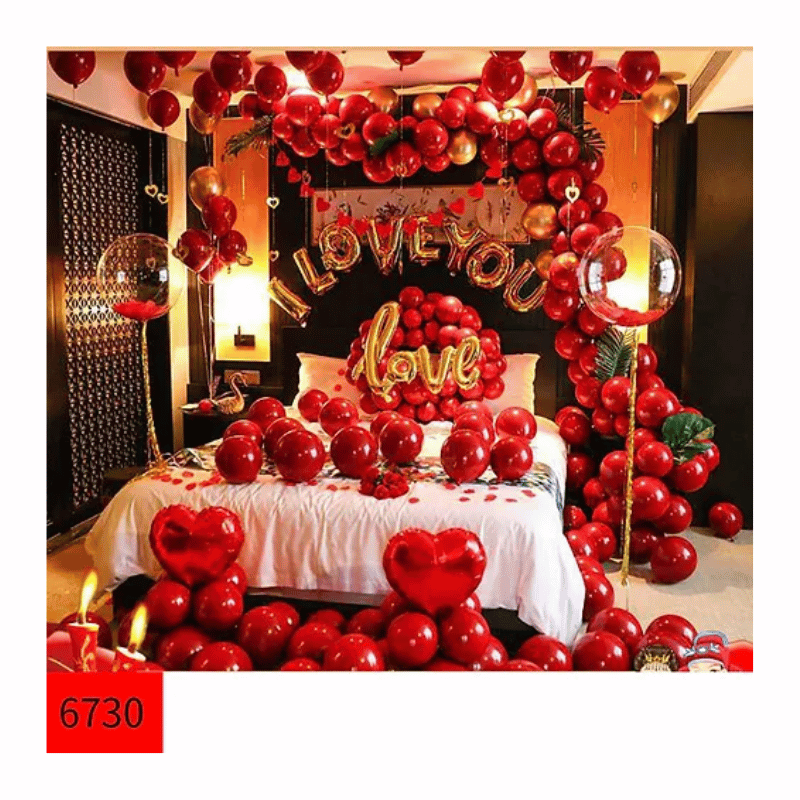 Wedding Valentine's Balloon Set Room Party Decoration 6730