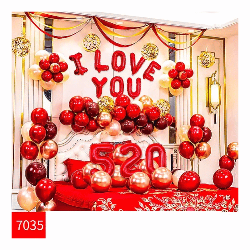 Wedding Valentine's Balloon Set Room Party Decoration 7035