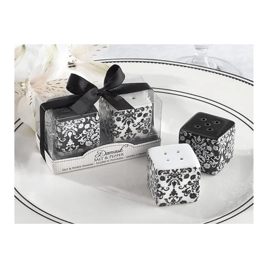 Damask Salt and Pepper Shakers