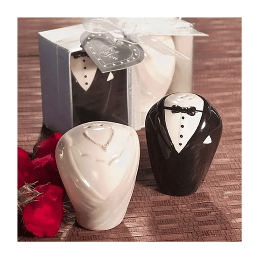 Bride & Groom Salt & Pepper Shakers