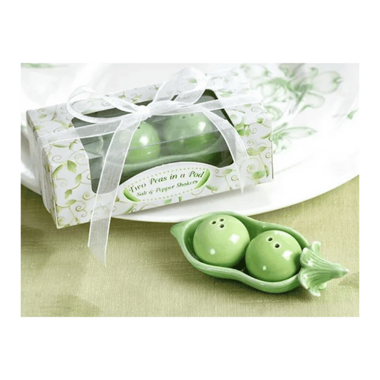 Two Peas In A Pod Salt & Pepper Shakers