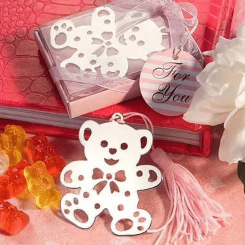 Bookmark Teddy Bear Pink