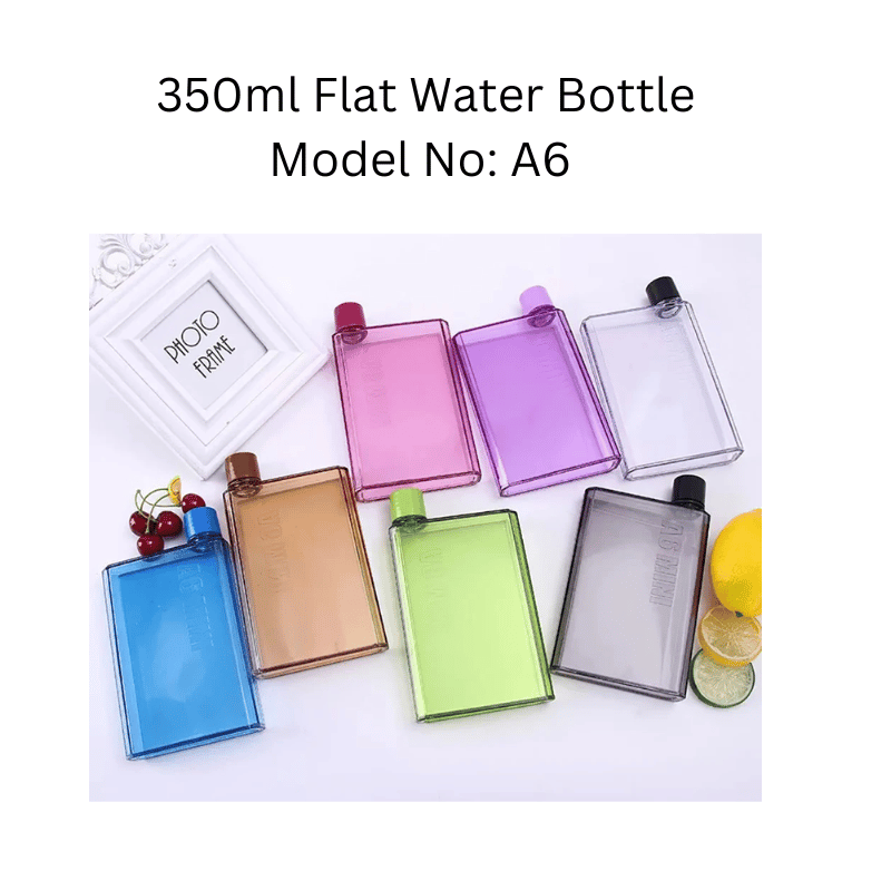 350ml Flat Water Bottle