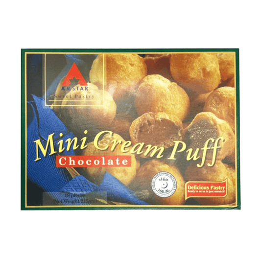 [Halal] Mini Cream Puff - Chocolate