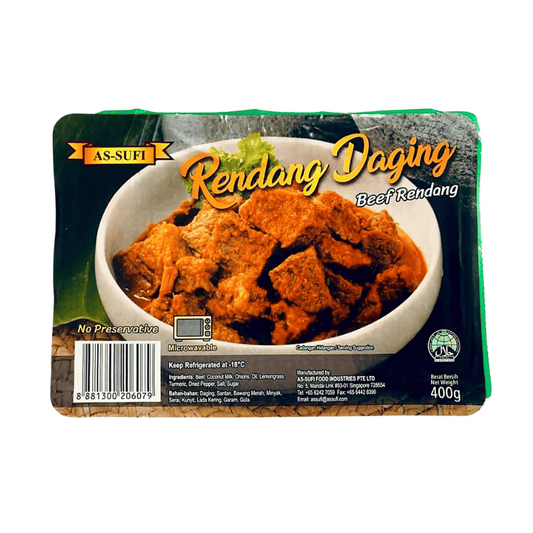 [Halal] As Sufi Ready-To-Eat Rendang Daging 400g