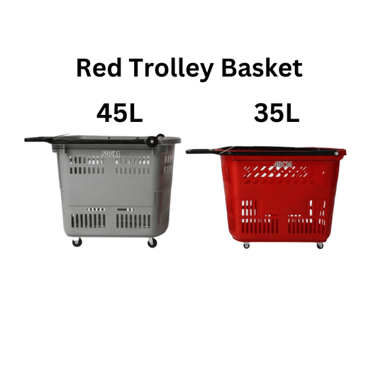 Red Trolley Basket