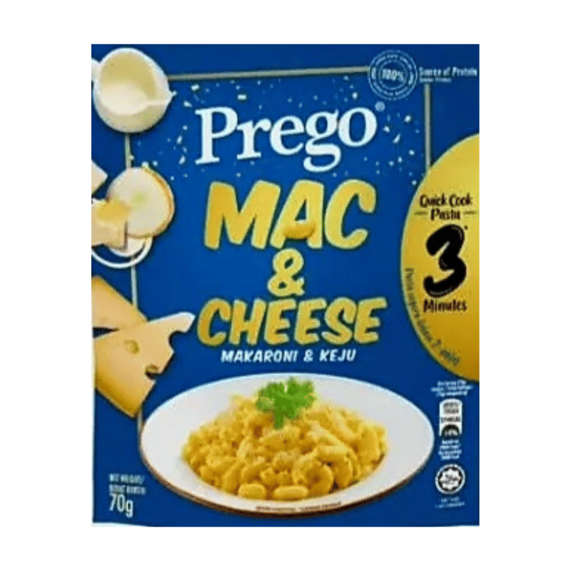 [Halal] Prego Mac & Cheese Pkt 70gm Macaroni